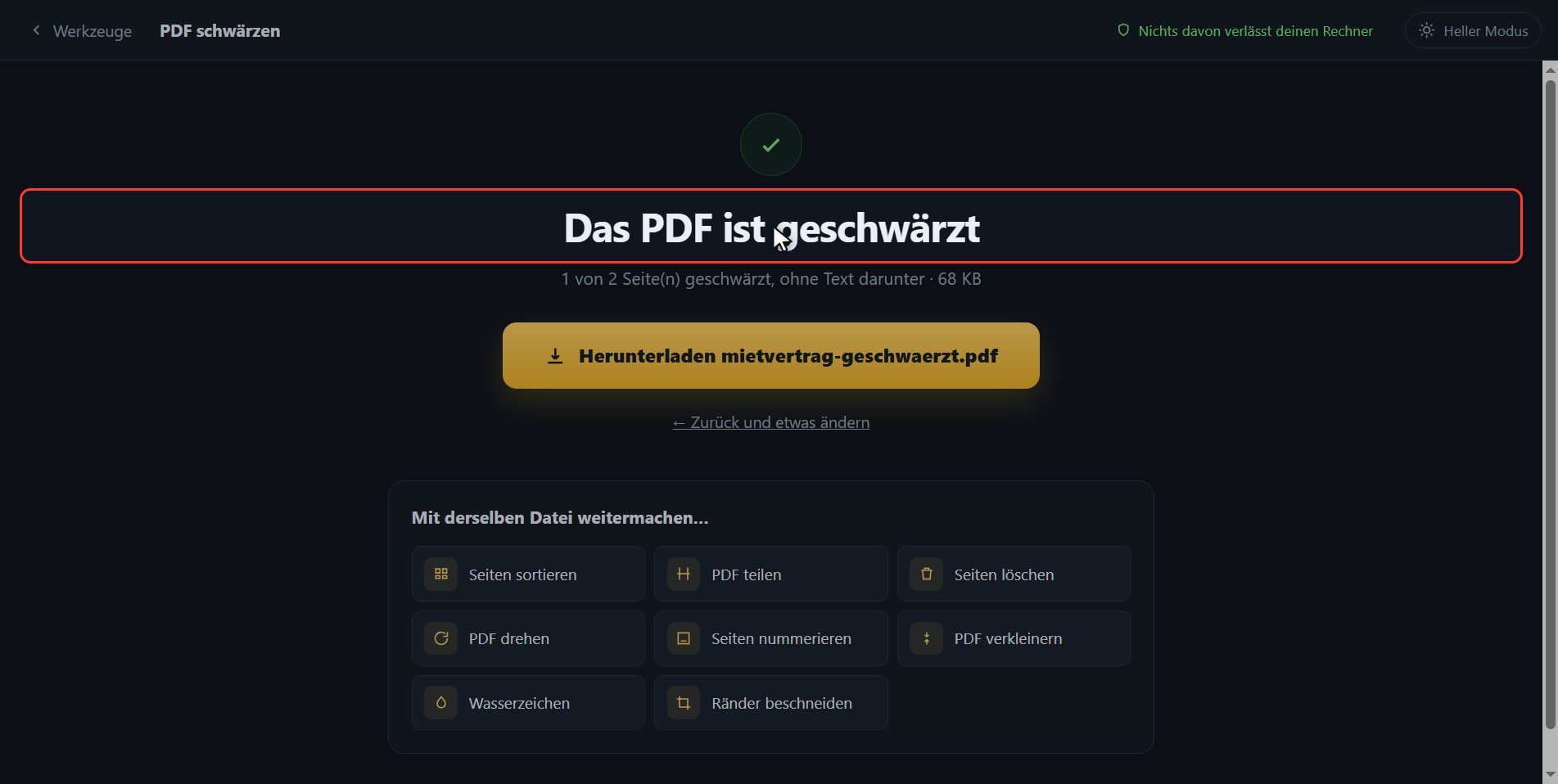 Warum das hier wirklich hilft — Wie man ein PDF richtig schwärzt