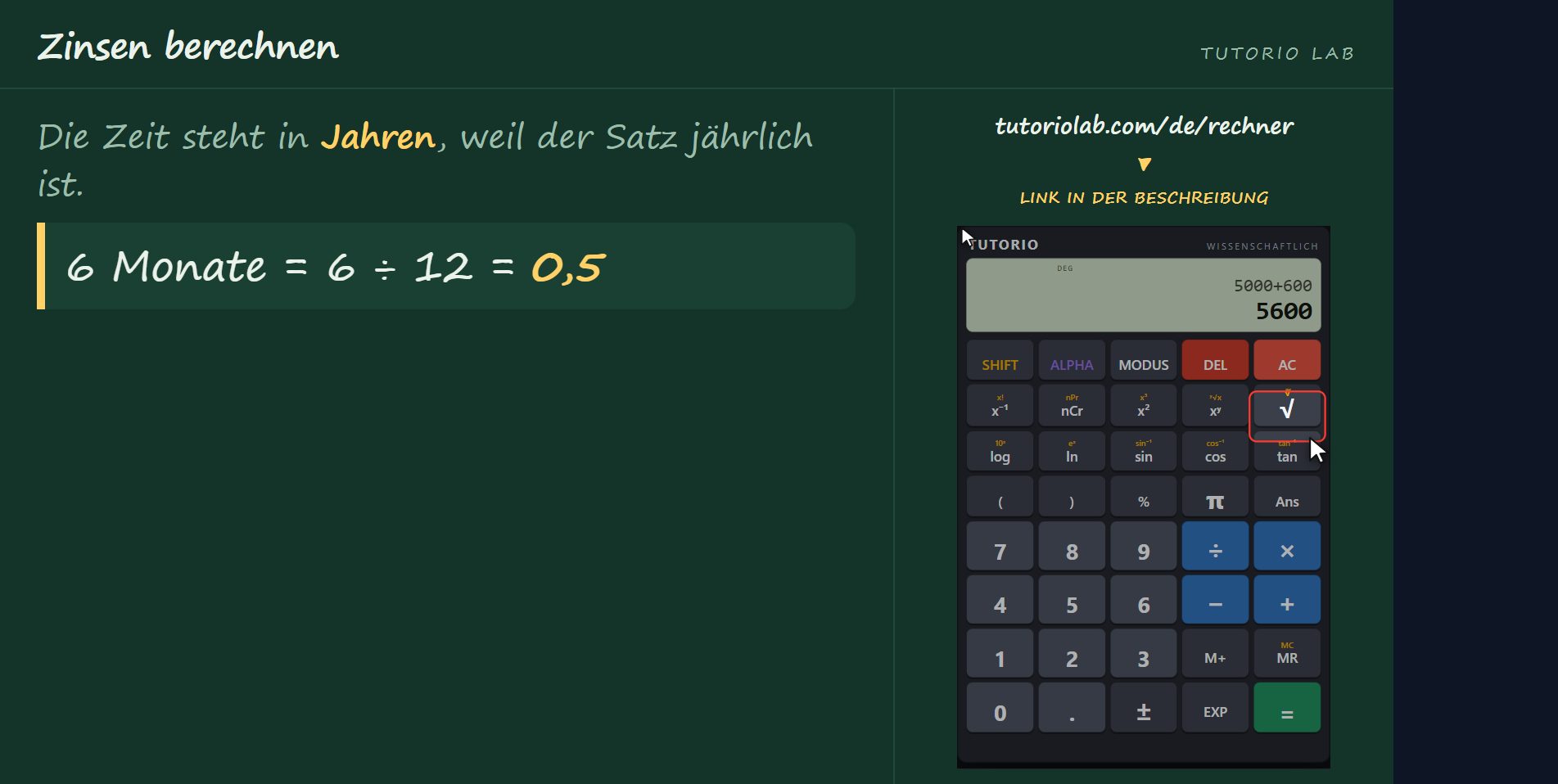 Der Fehler mit den Monaten — Zinsen berechnen
