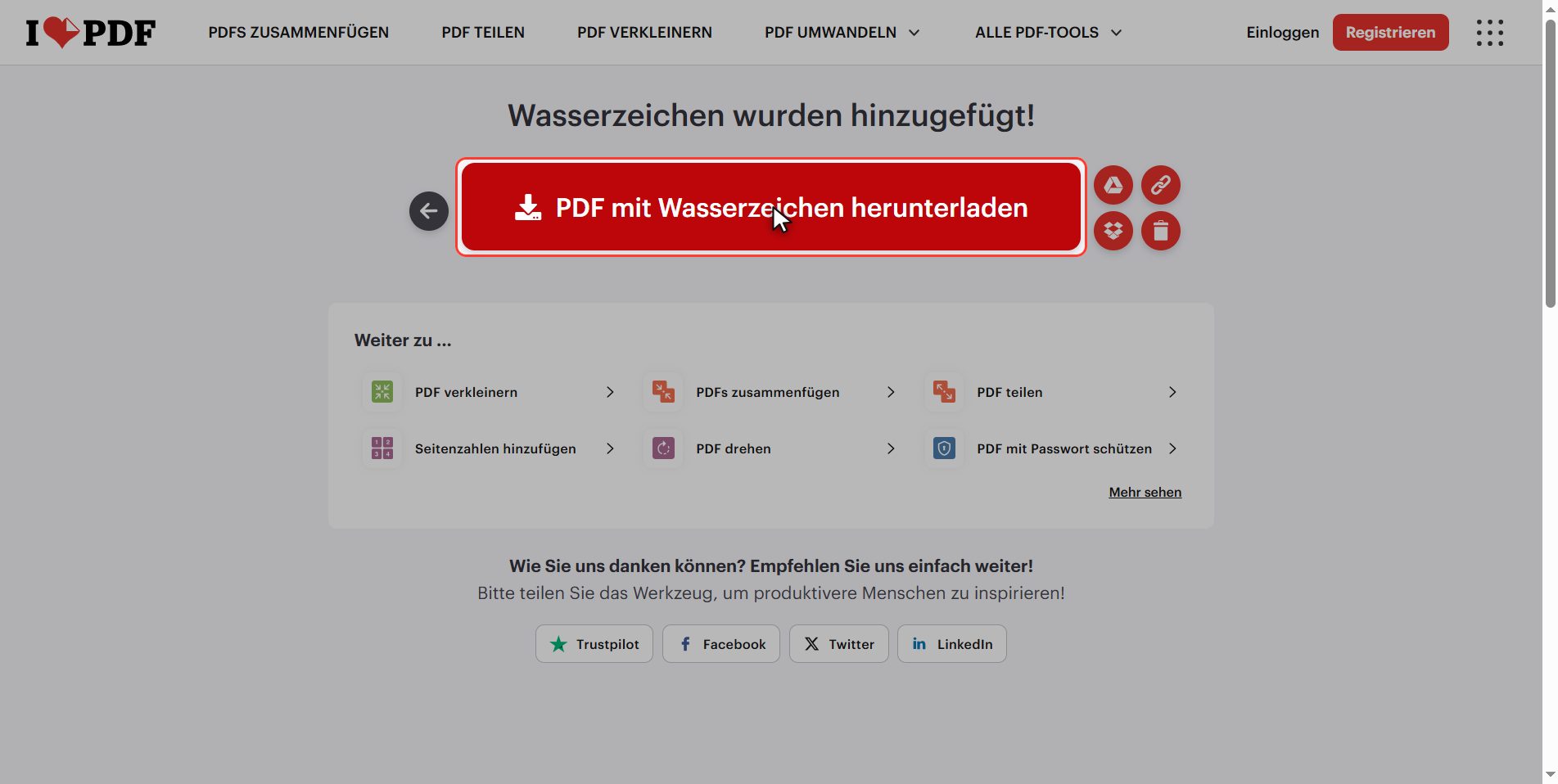 Ein Wasserzeichen ist KEIN Schutz — Wasserzeichen in ein PDF einfügen