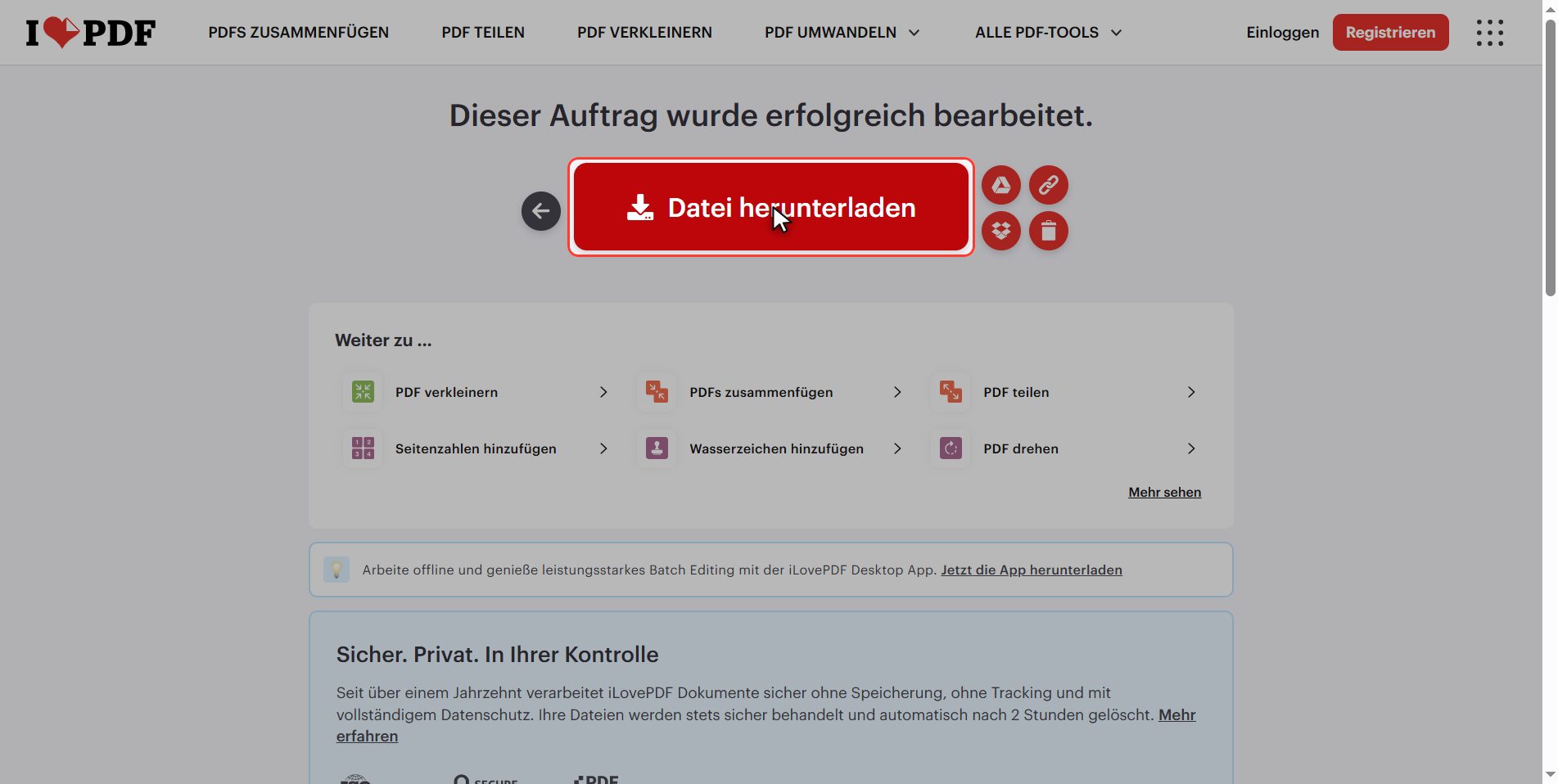 Der Fehler mit den Seitenzahlen — Die Seitenreihenfolge eines PDF ändern
