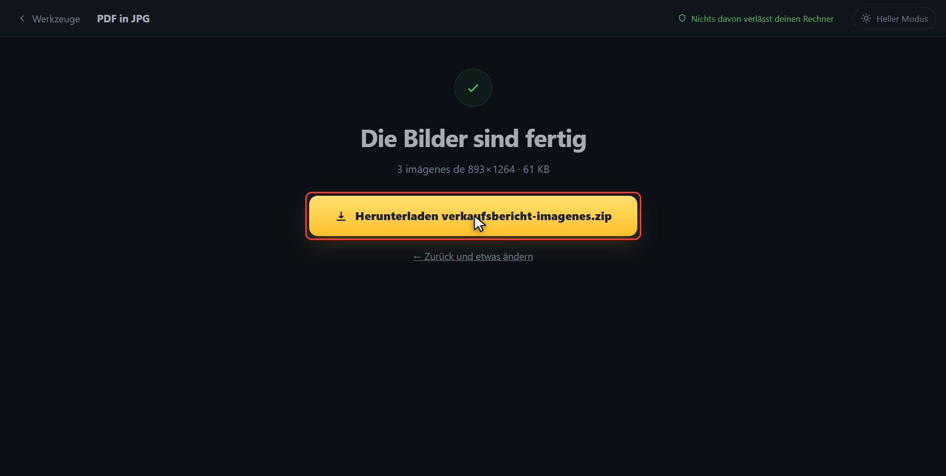 Da sind sie — Wie man ein PDF in Bilder umwandelt
