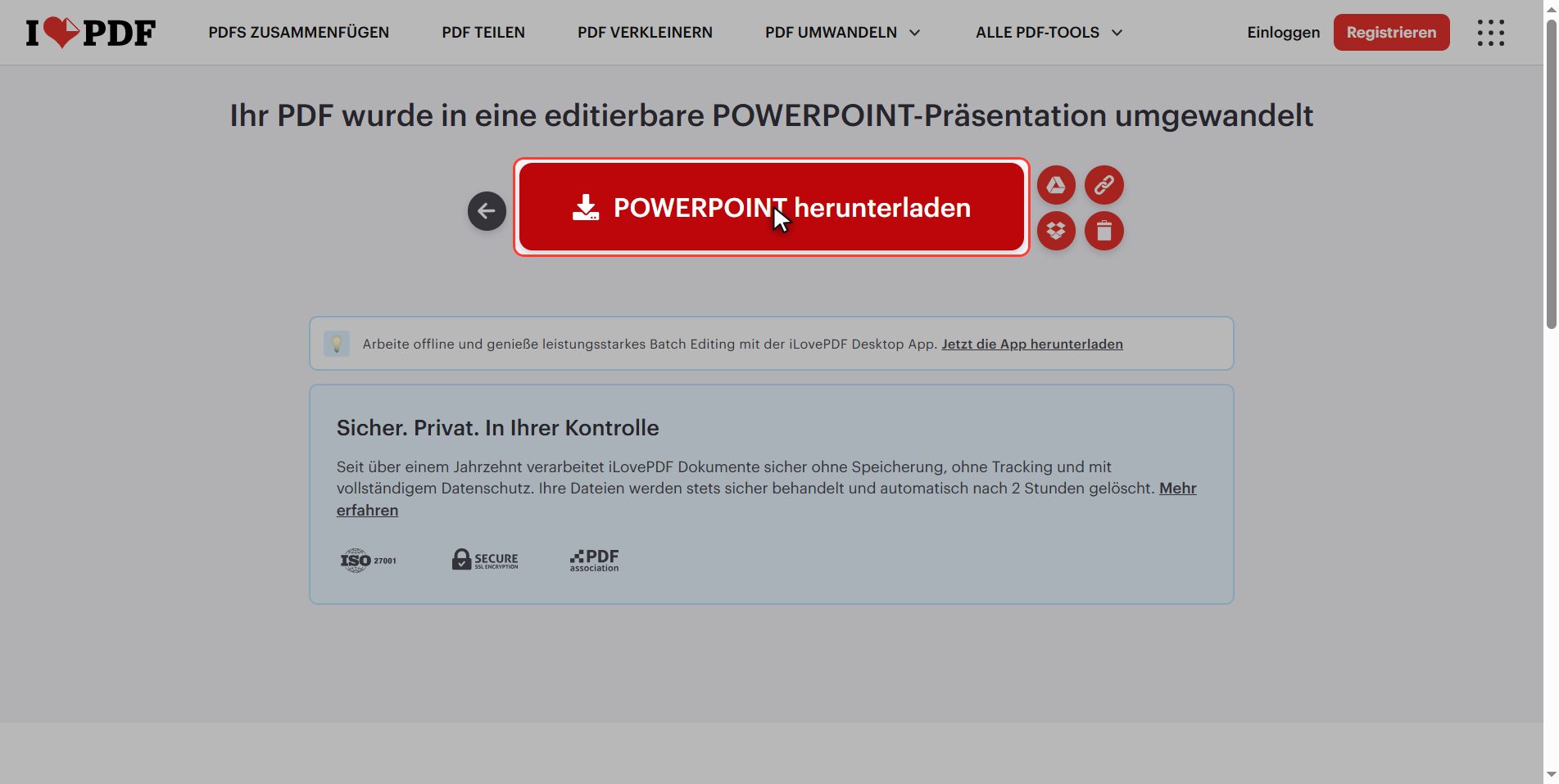 Was du wirklich bekommst — PDF in PowerPoint umwandeln