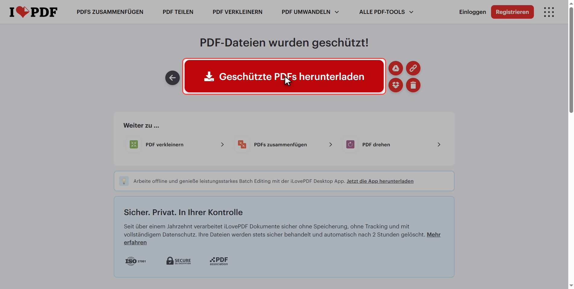 Was ein Passwort NICHT leistet — Ein PDF mit Passwort schützen