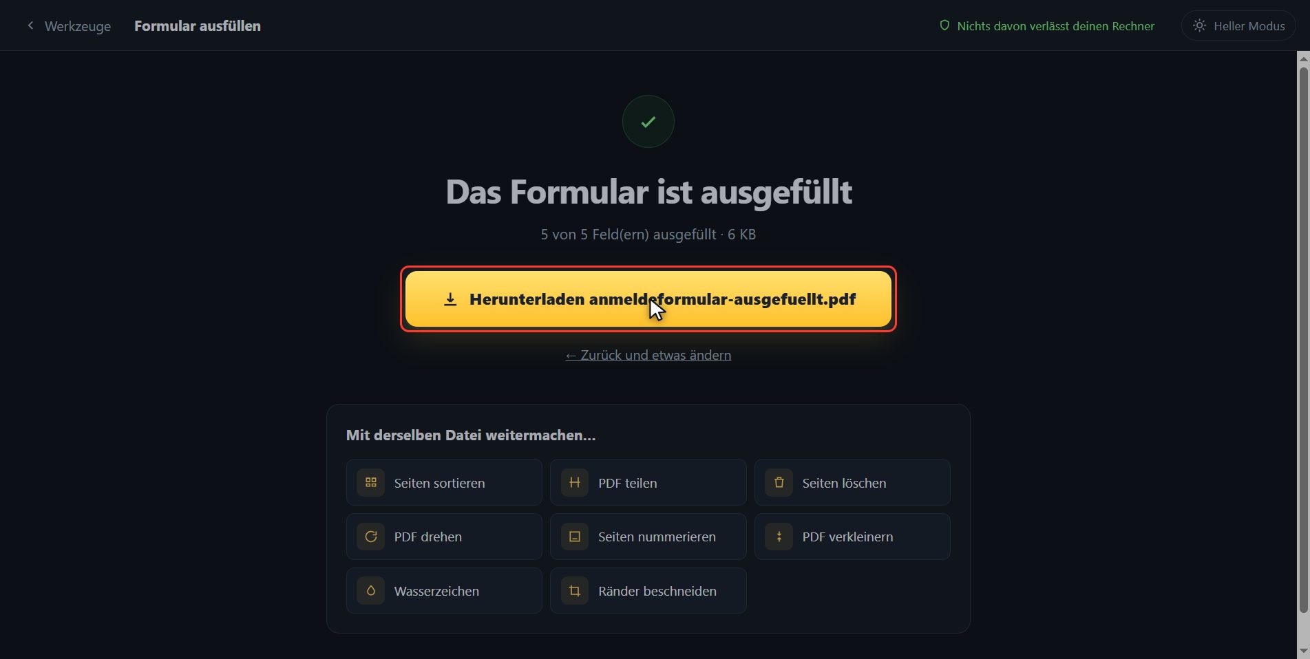 Wenn dein PDF keine Felder hat — Wie man ein PDF-Formular ausfüllt, ohne es zu drucken