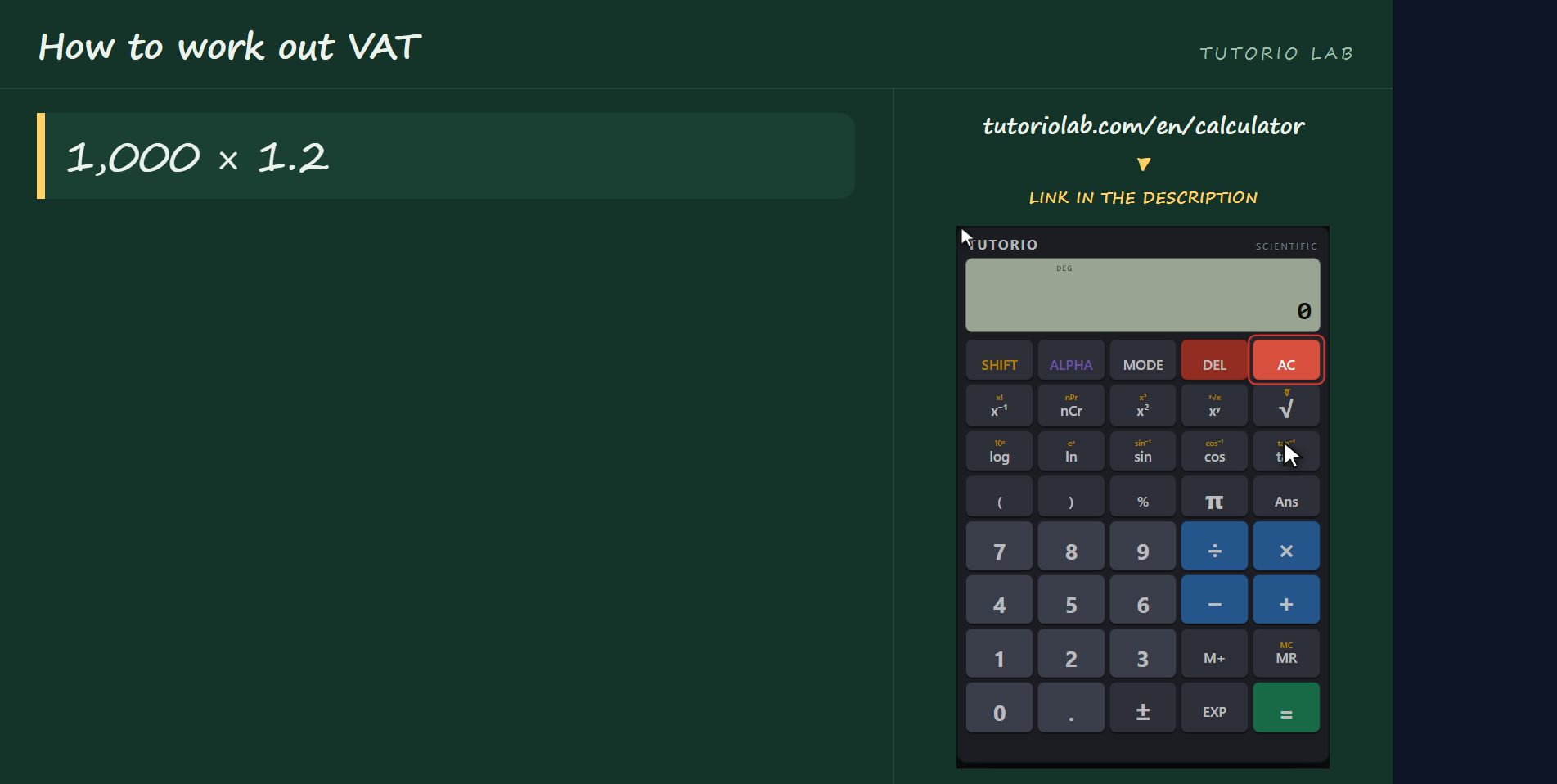 With real numbers — How to work out VAT