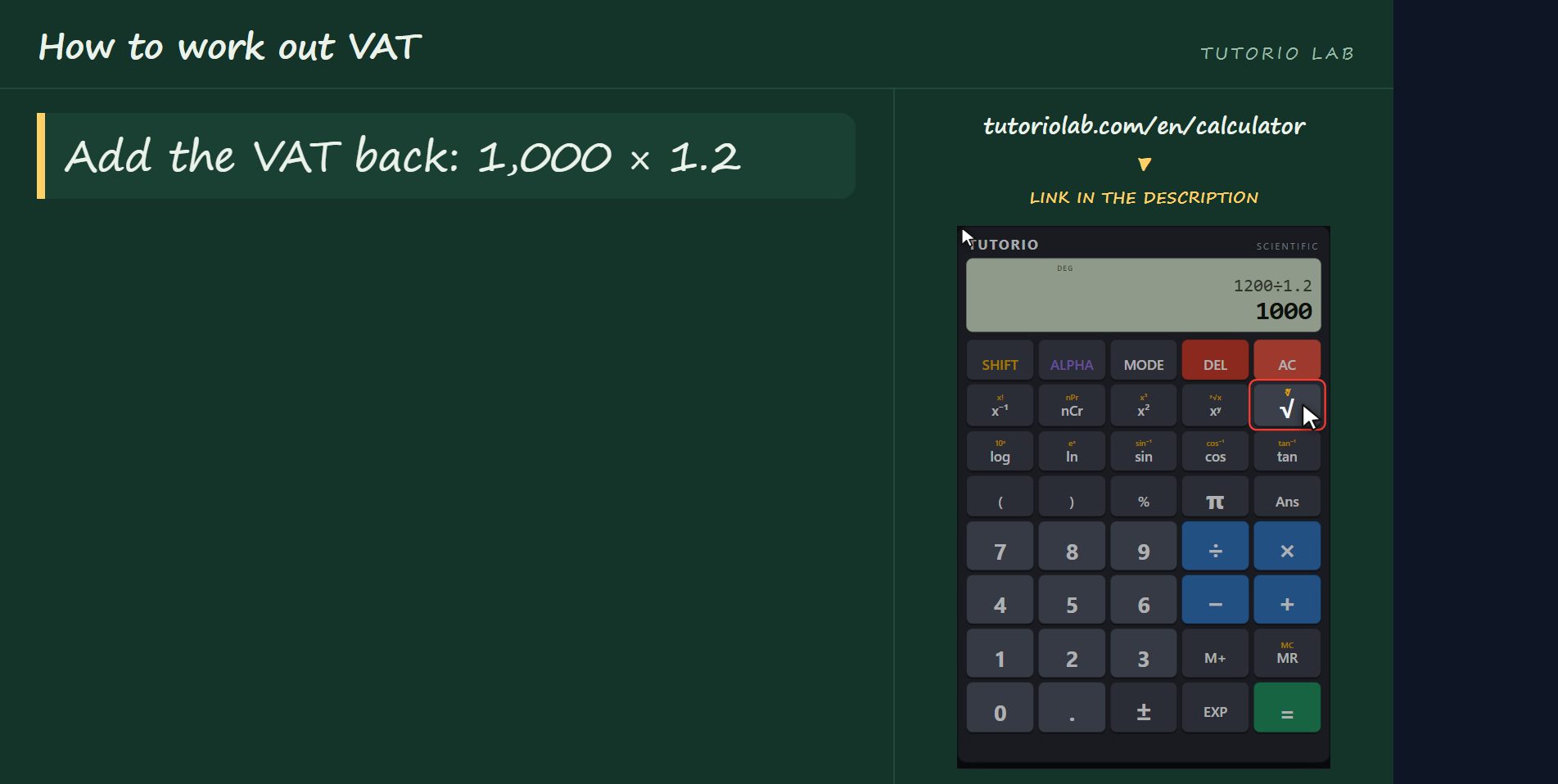 Always check it — How to work out VAT