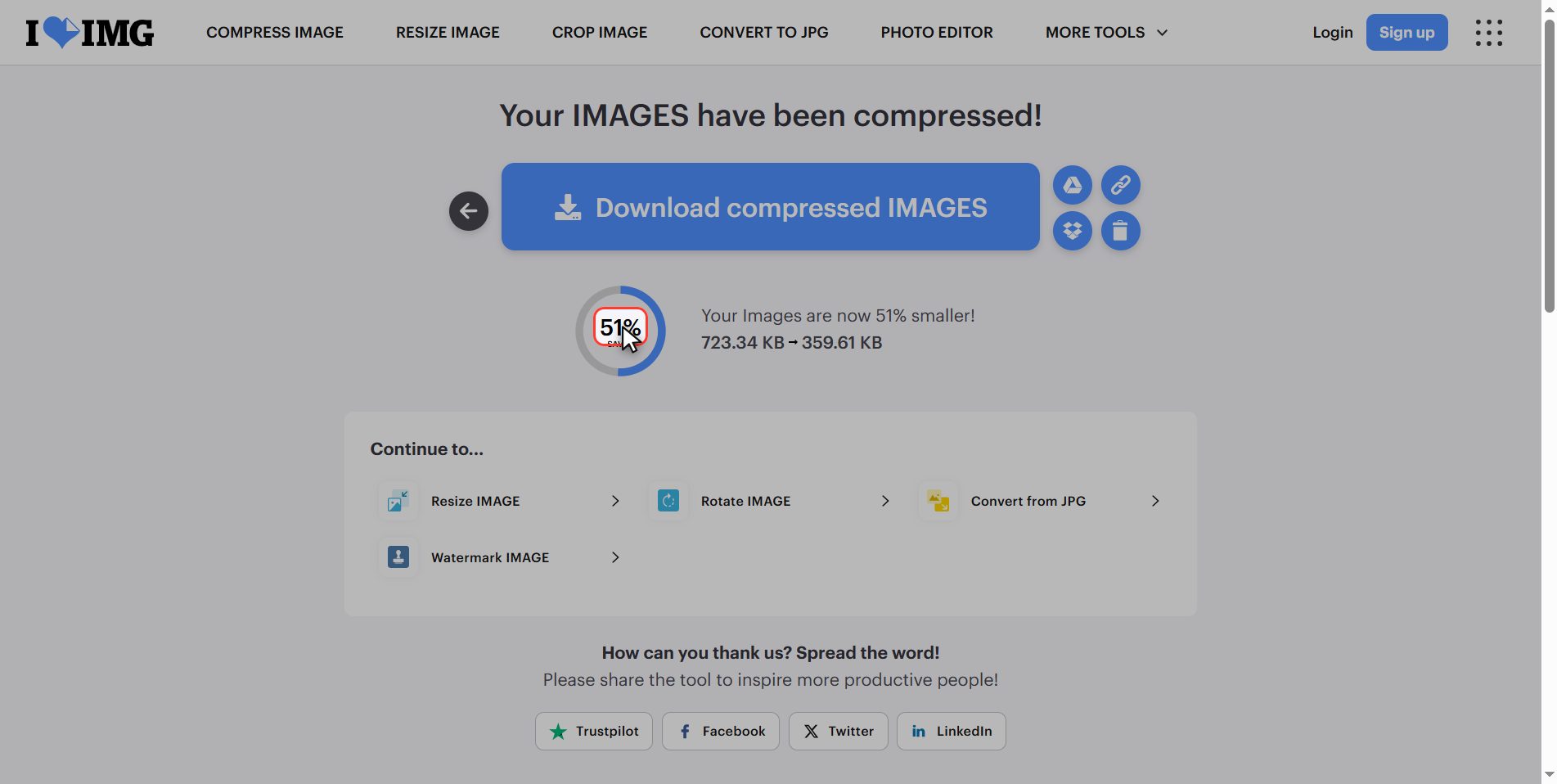 Compress or resize: not the same — How to make a photo smaller in size