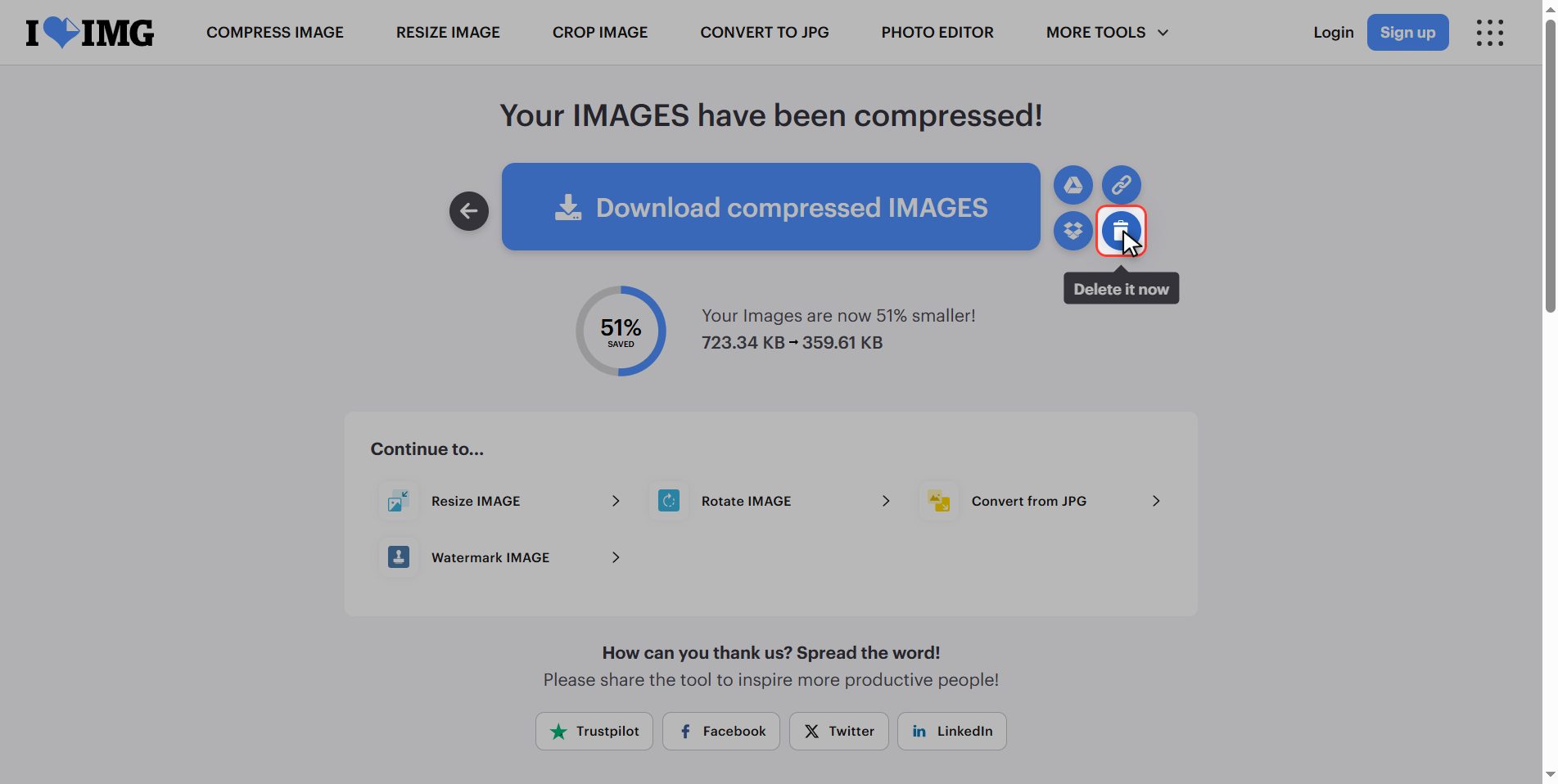 What happens to your files — How to make a photo smaller in size