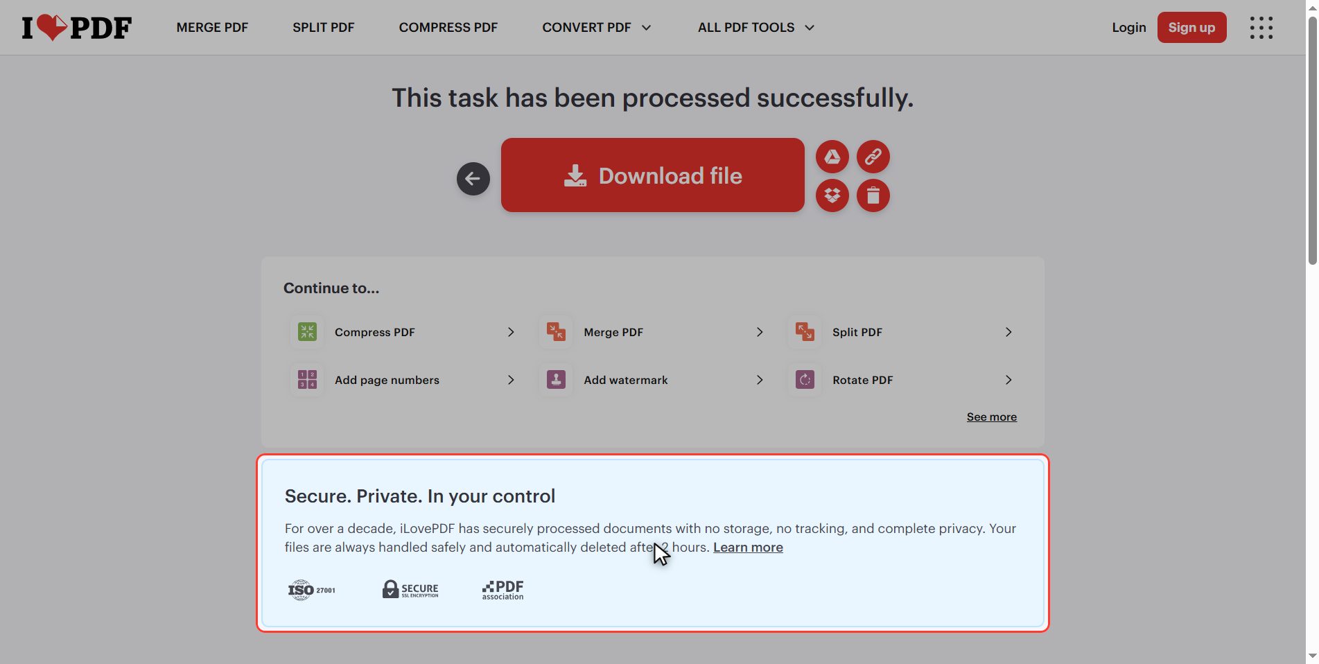 What happens to your files — How to change the page order of a PDF