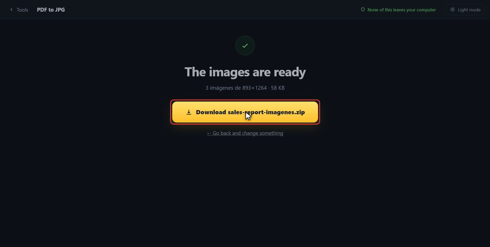 There they are — How to turn a PDF into images