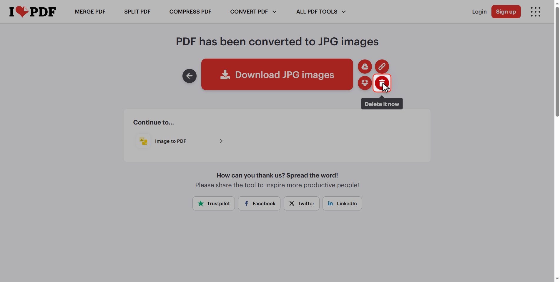 What happens to your files — How to turn a PDF into images