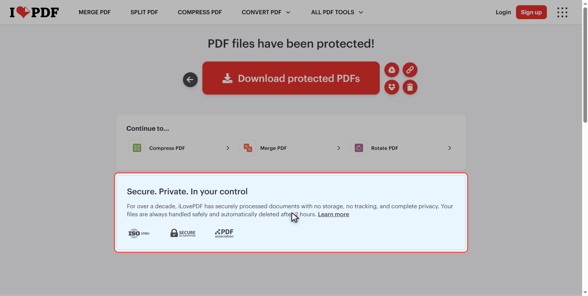 The uncomfortable part — How to password protect a PDF