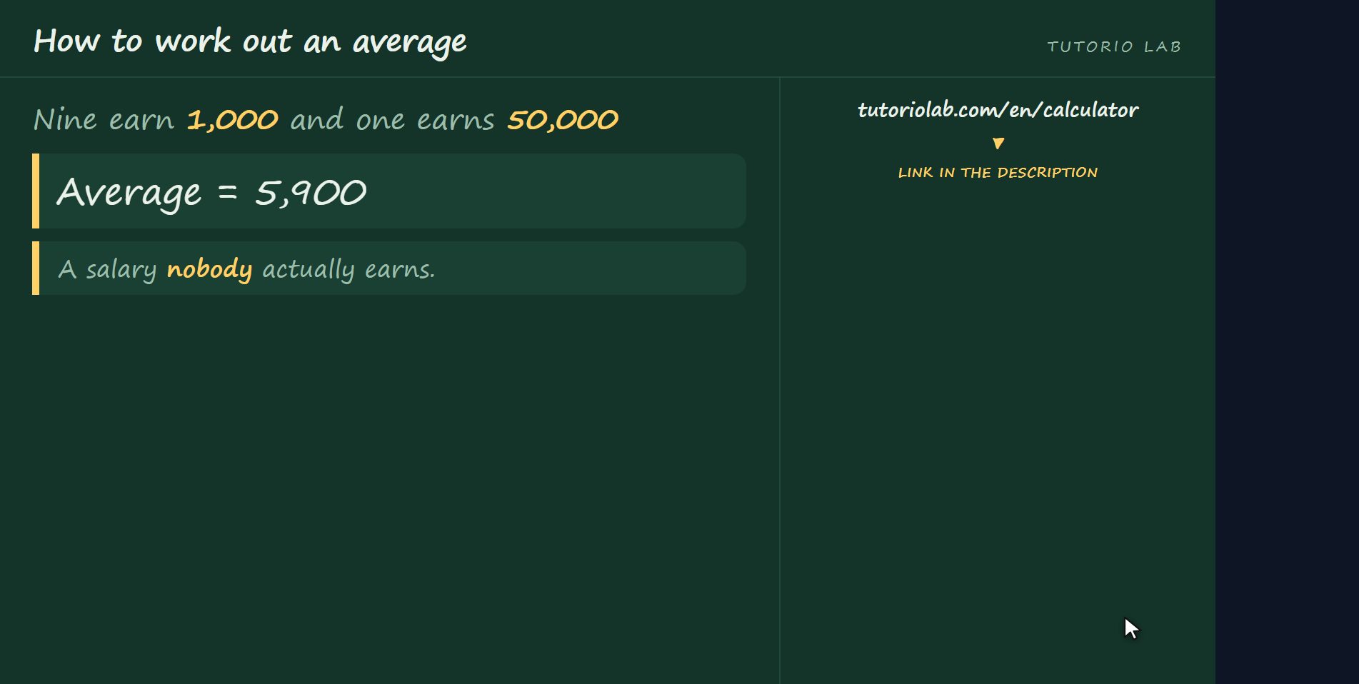 When the average lies — How to work out an average