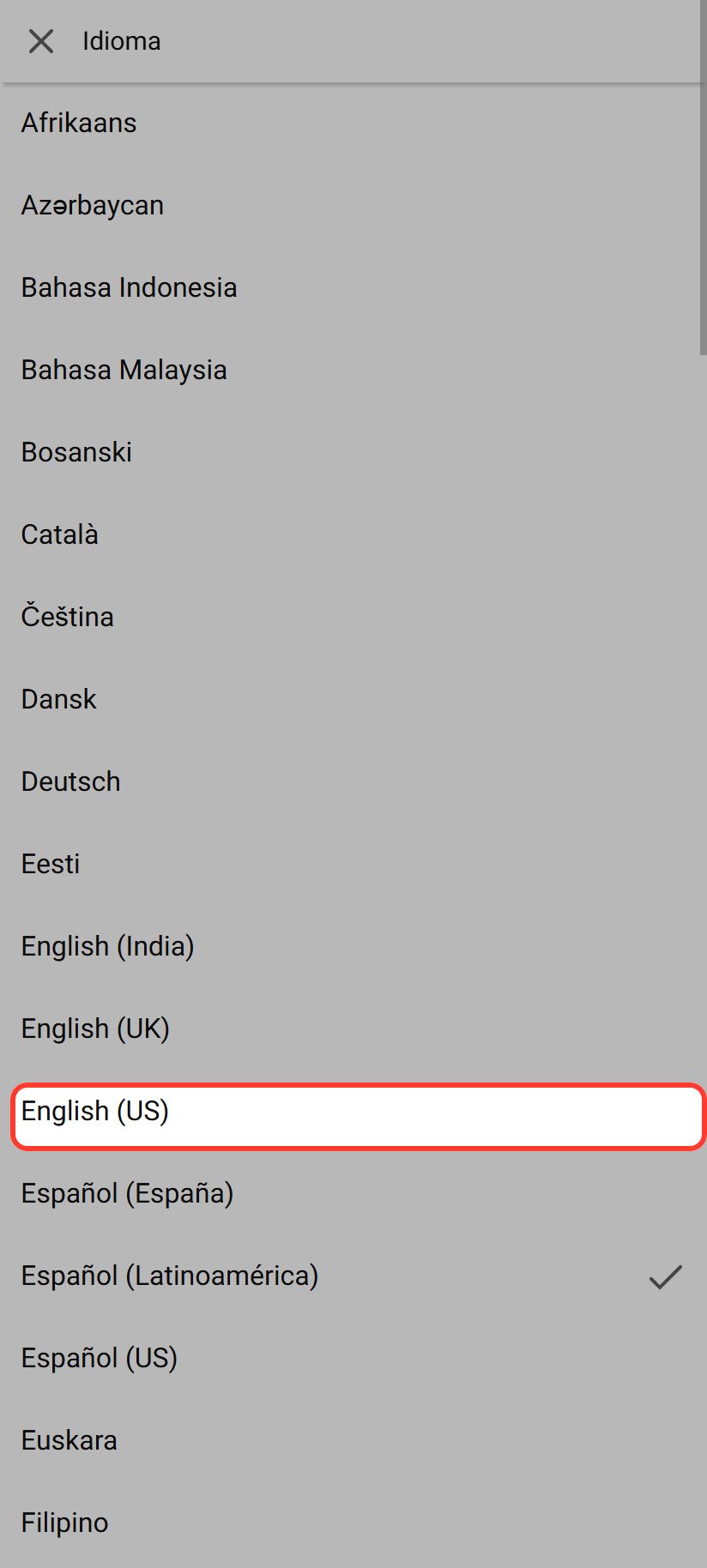 Pick English