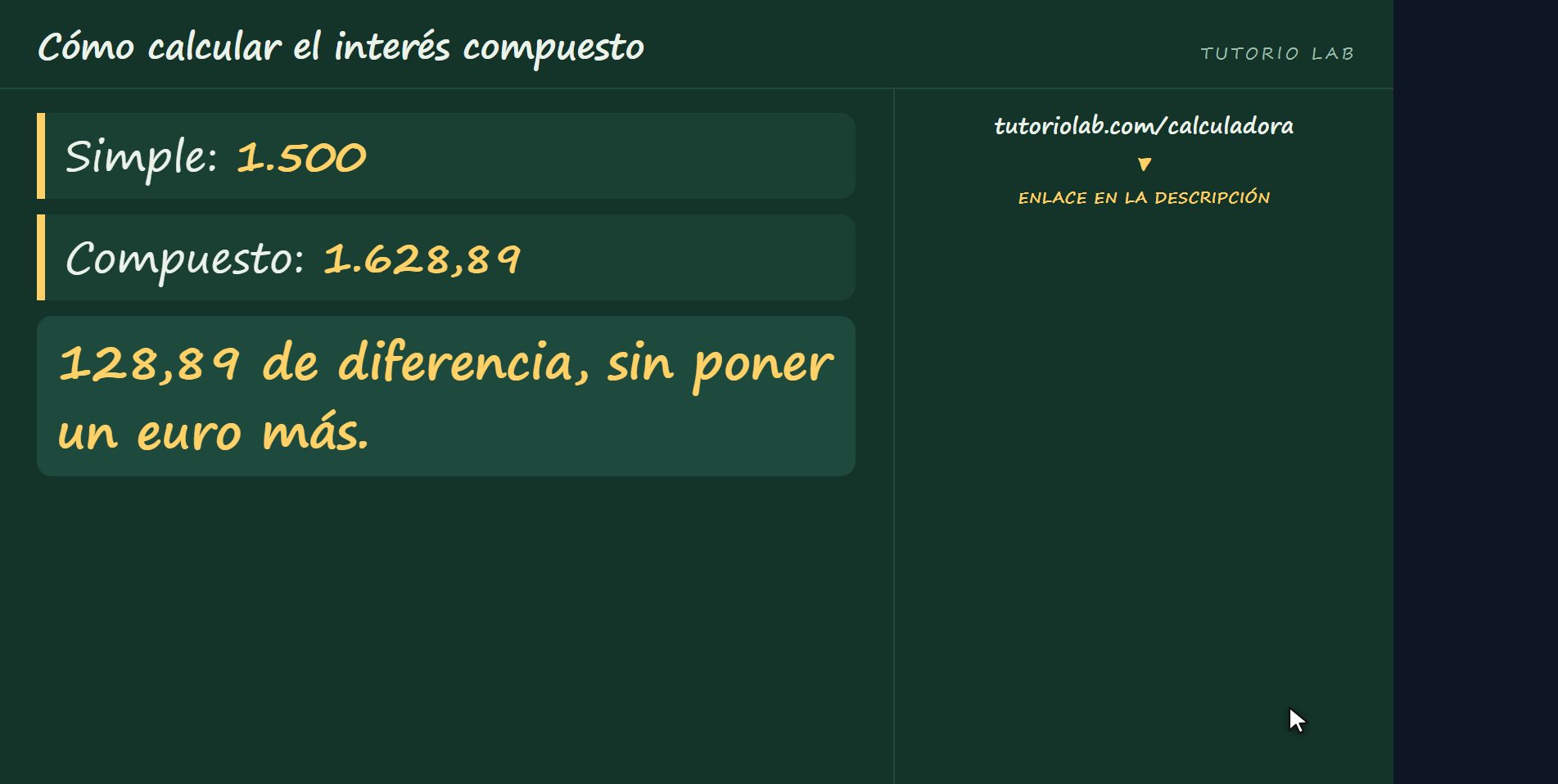 Contra el interés simple — Cómo calcular el interés compuesto
