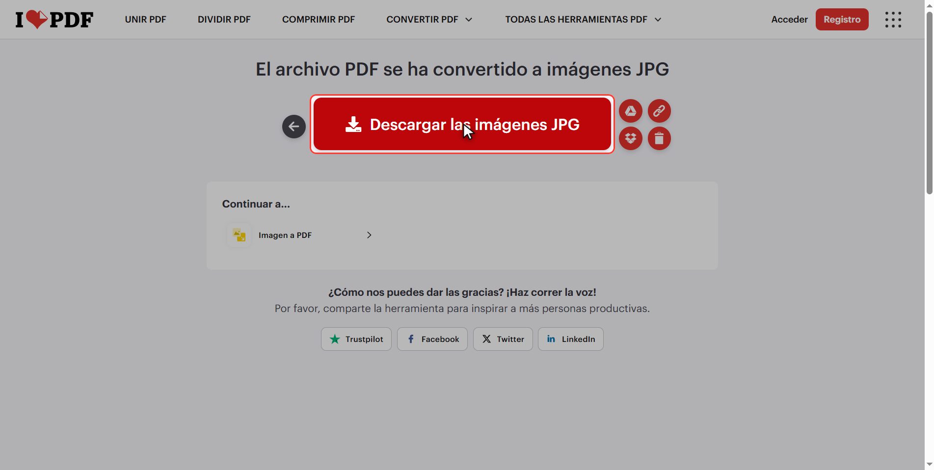 Lo que pierdes al convertir — Cómo convertir un PDF en imágenes