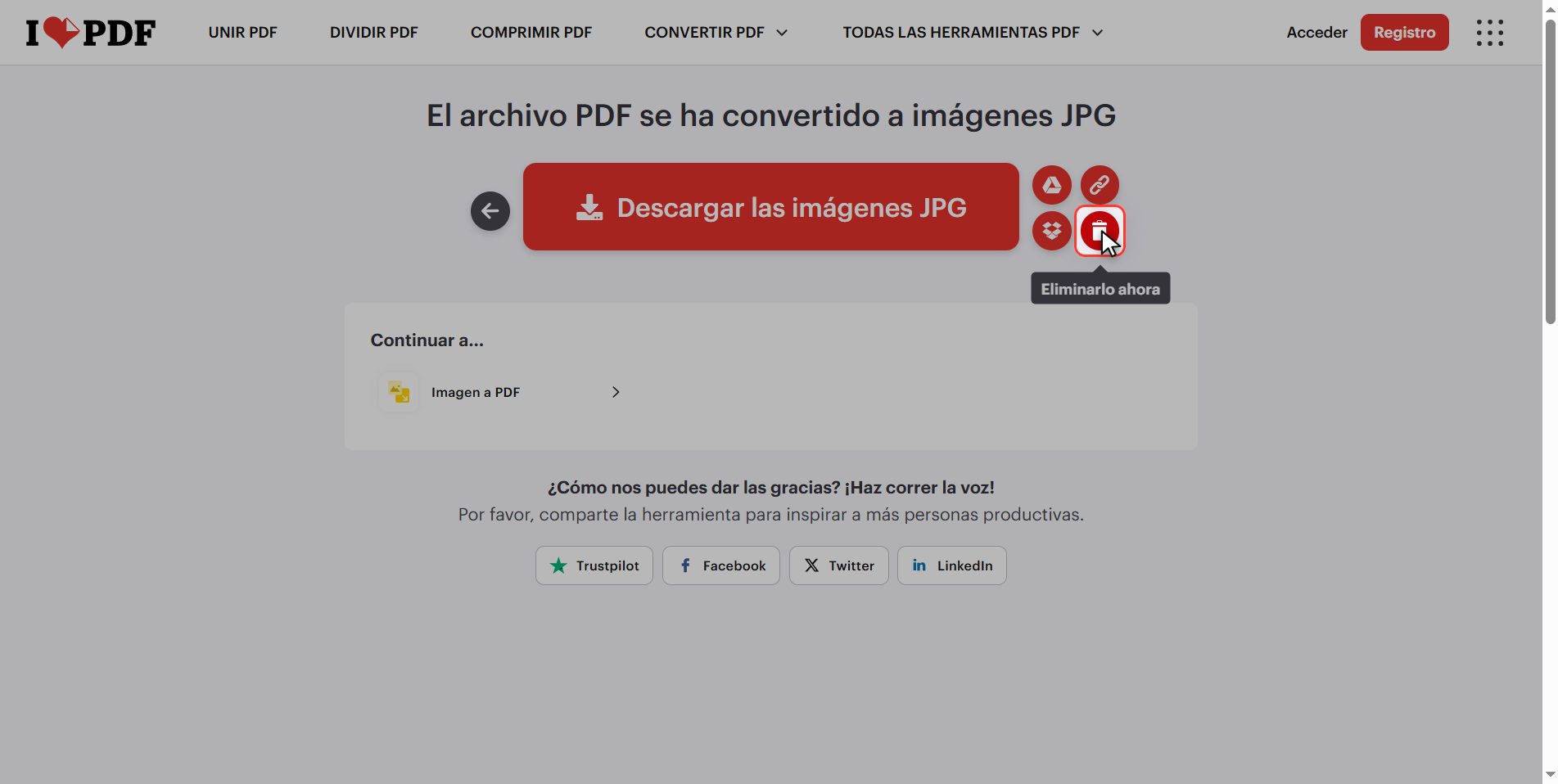 Lo que pasa con tus archivos — Cómo convertir un PDF en imágenes