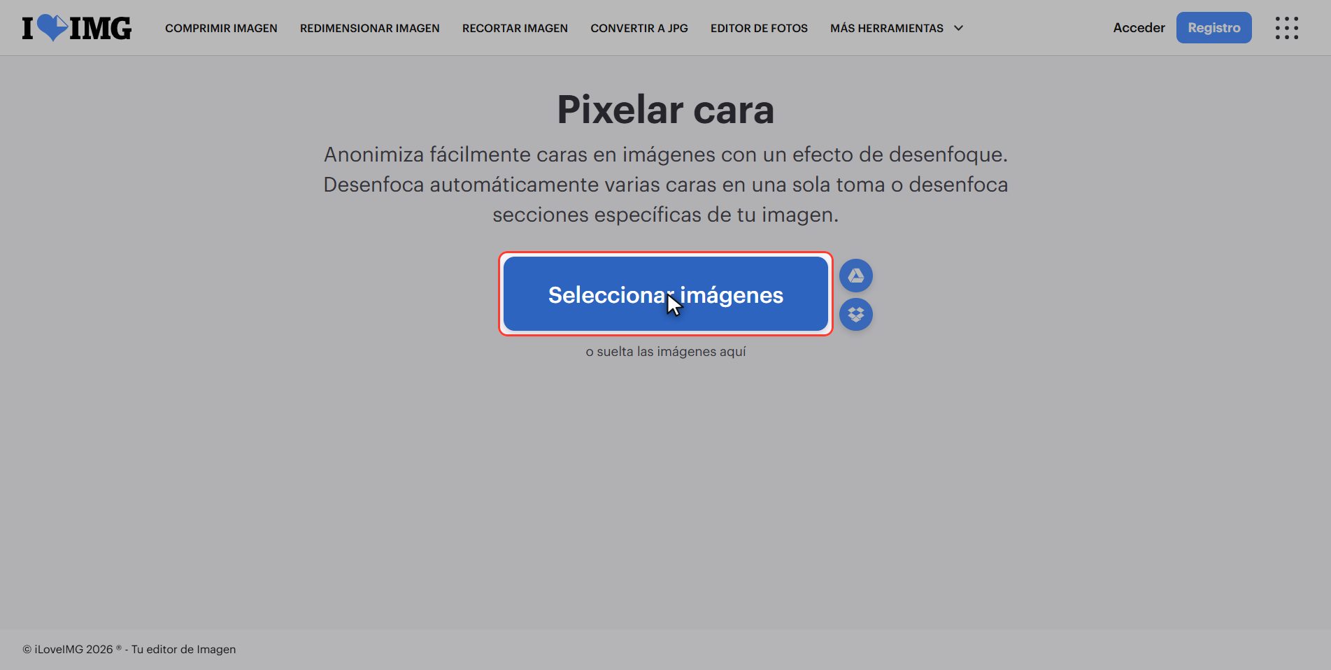 Sube tu foto — Cómo tapar caras en una foto antes de publicarla