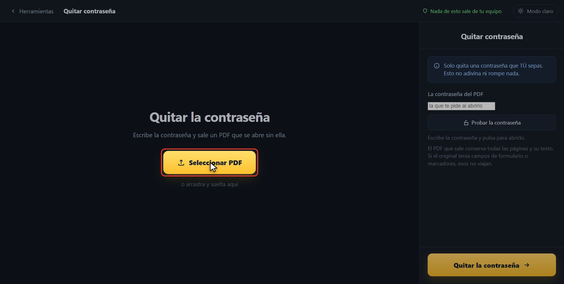 Mete el PDF con candado — Cómo quitarle la contraseña a un PDF