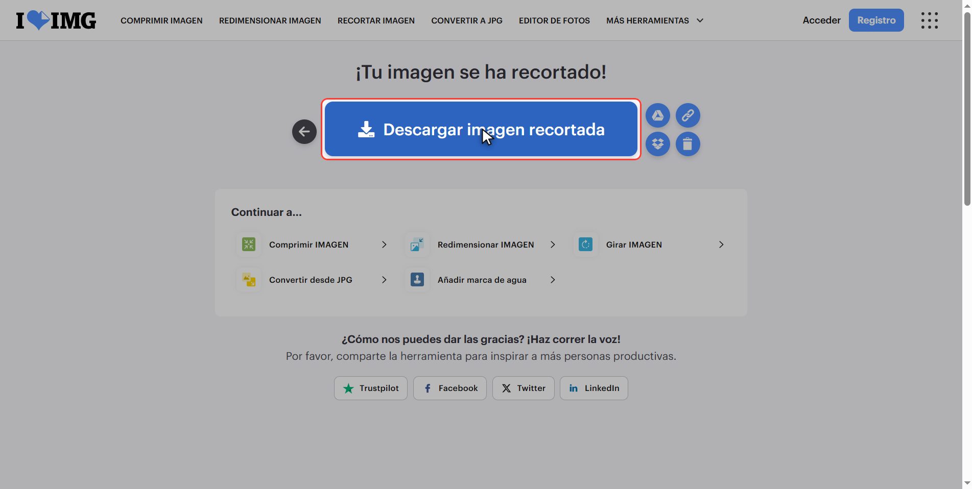 Recortar no es redimensionar — Cómo recortar una imagen