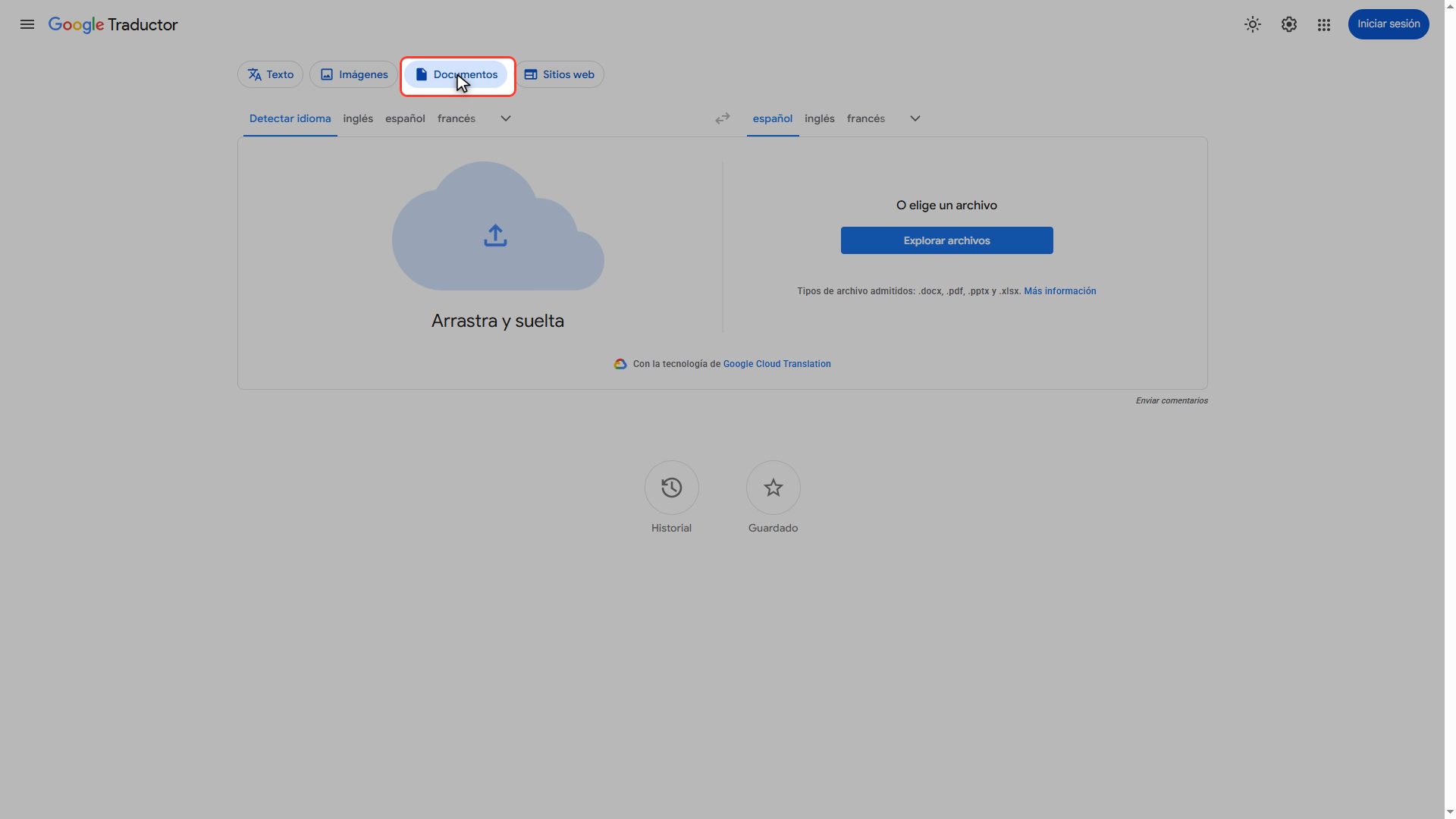 Extra: traducir un PDF o un Word