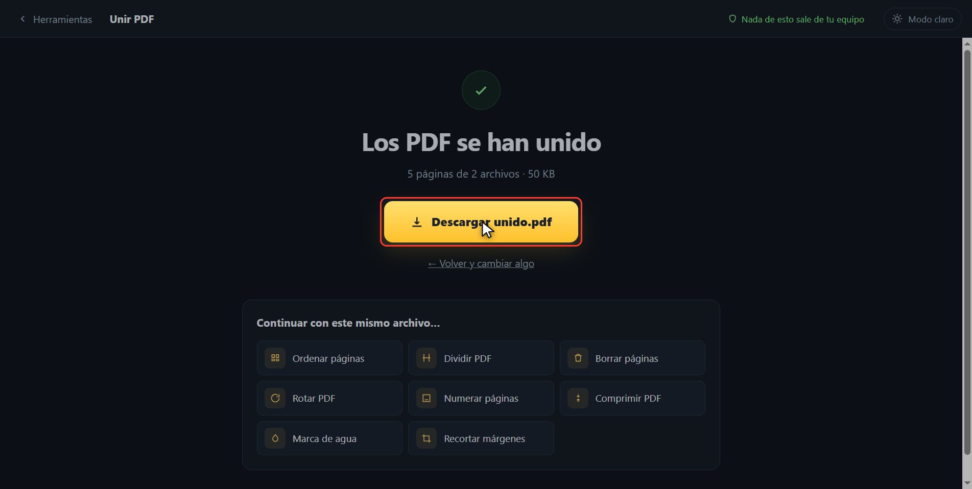 Descárgalo, y sigue si quieres — Cómo unir varios PDF en uno solo