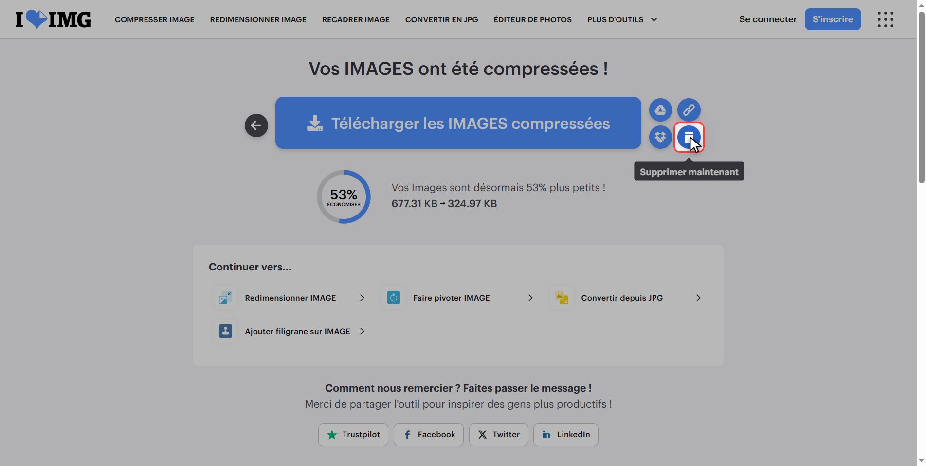 Ce qui arrive à vos fichiers — Comment réduire le poids d’une photo