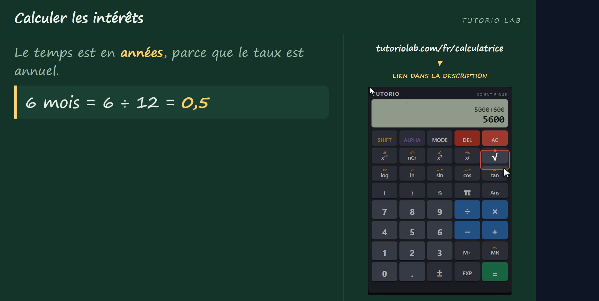 L’erreur des mois — Calculer les intérêts