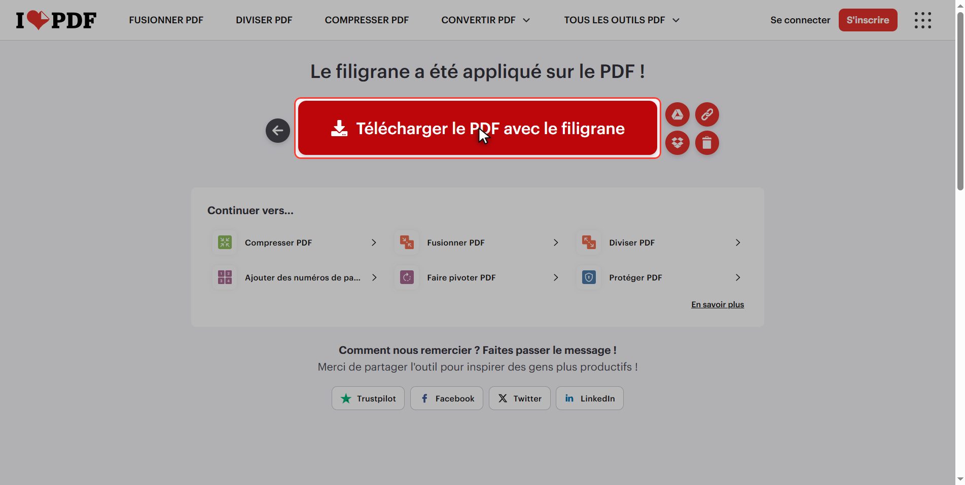 Un filigrane n'est PAS une protection — Ajouter un filigrane à un PDF