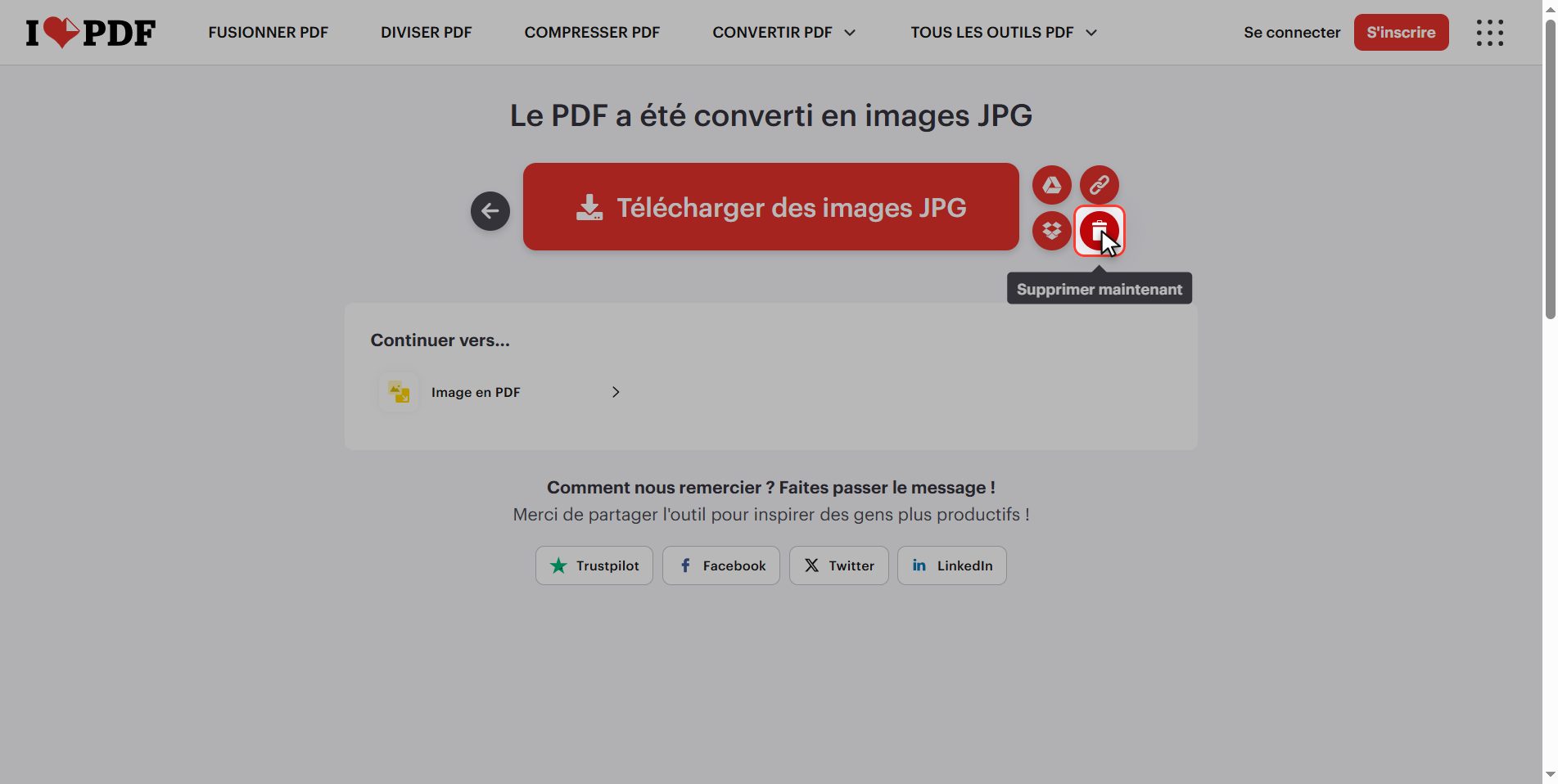 Ce qui arrive à tes fichiers — Convertir un PDF en images