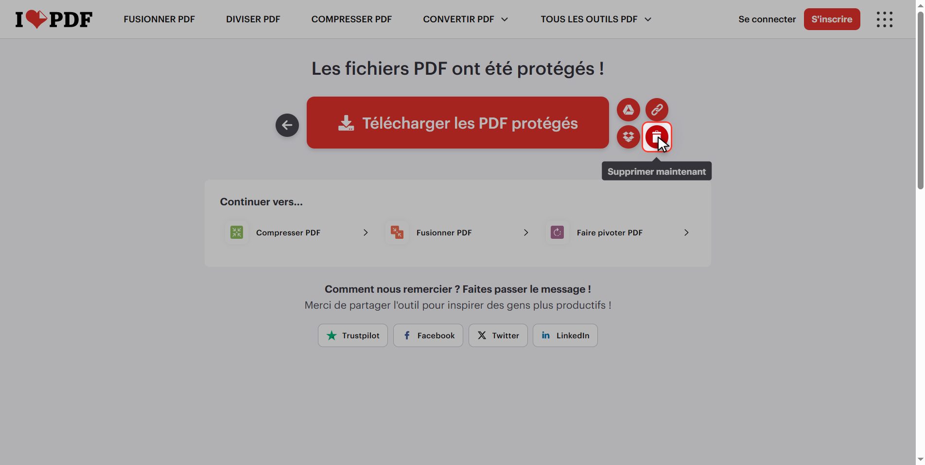 La partie inconfortable — Comment mettre un mot de passe sur un PDF