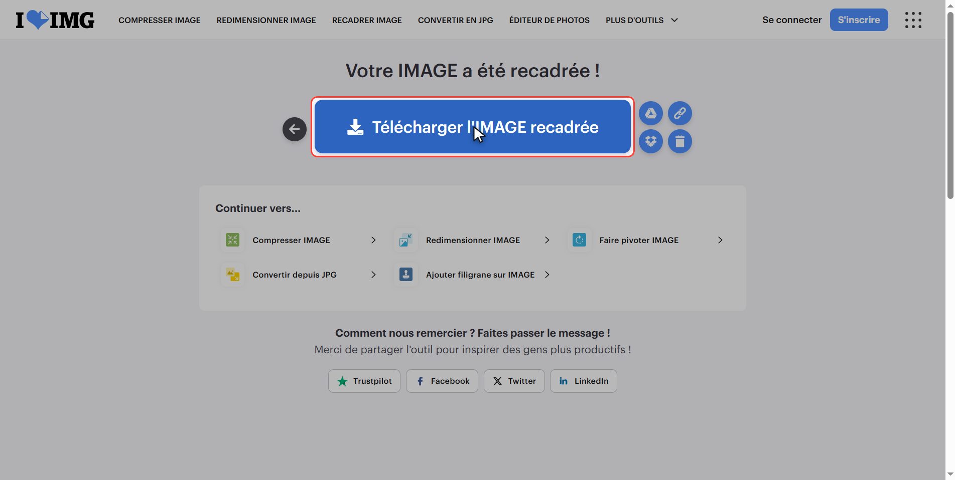 Recadrer n'est pas redimensionner — Comment recadrer une image