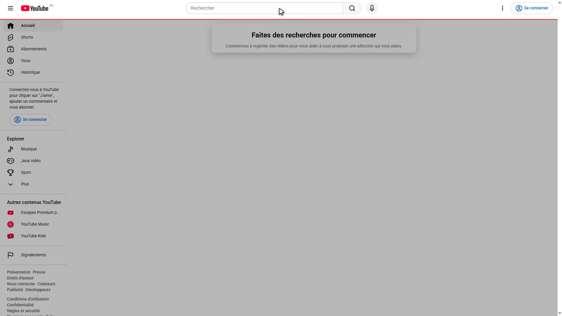 Voilà : YouTube en français