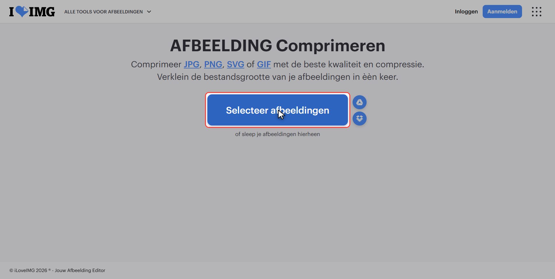 Upload je foto’s — Hoe je een foto kleiner maakt in bestandsgrootte