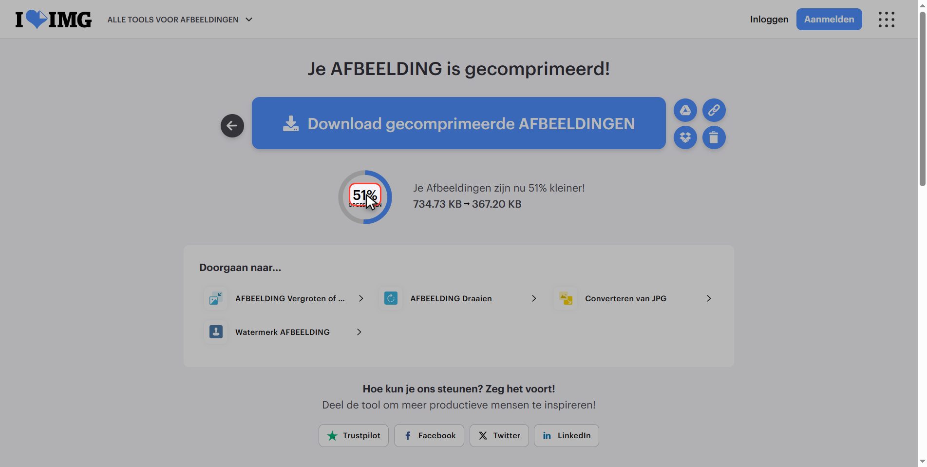 Comprimeren of verkleinen: niet hetzelfde — Hoe je een foto kleiner maakt in bestandsgrootte