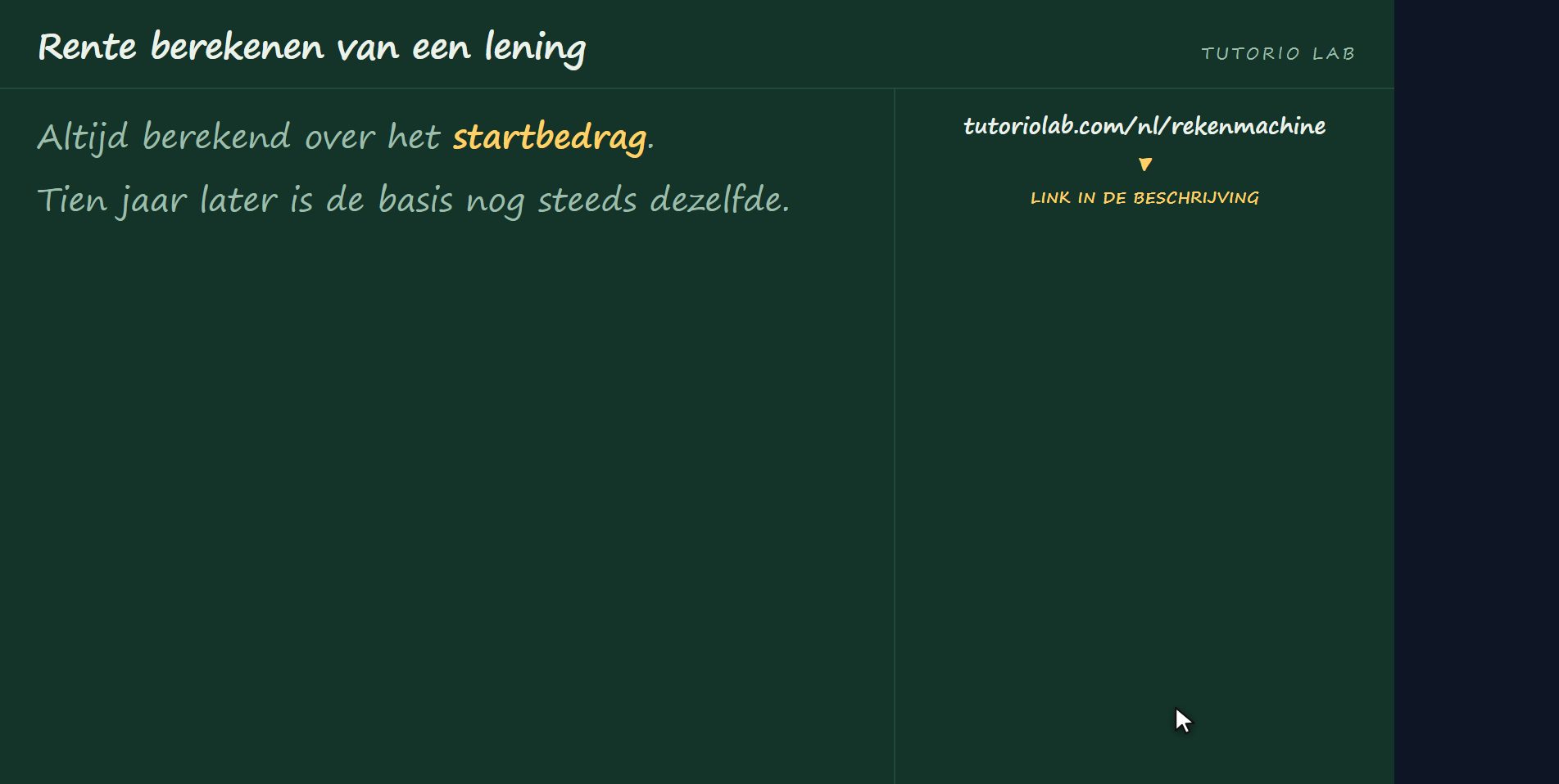 Wat enkelvoudige rente is — Rente berekenen van een lening