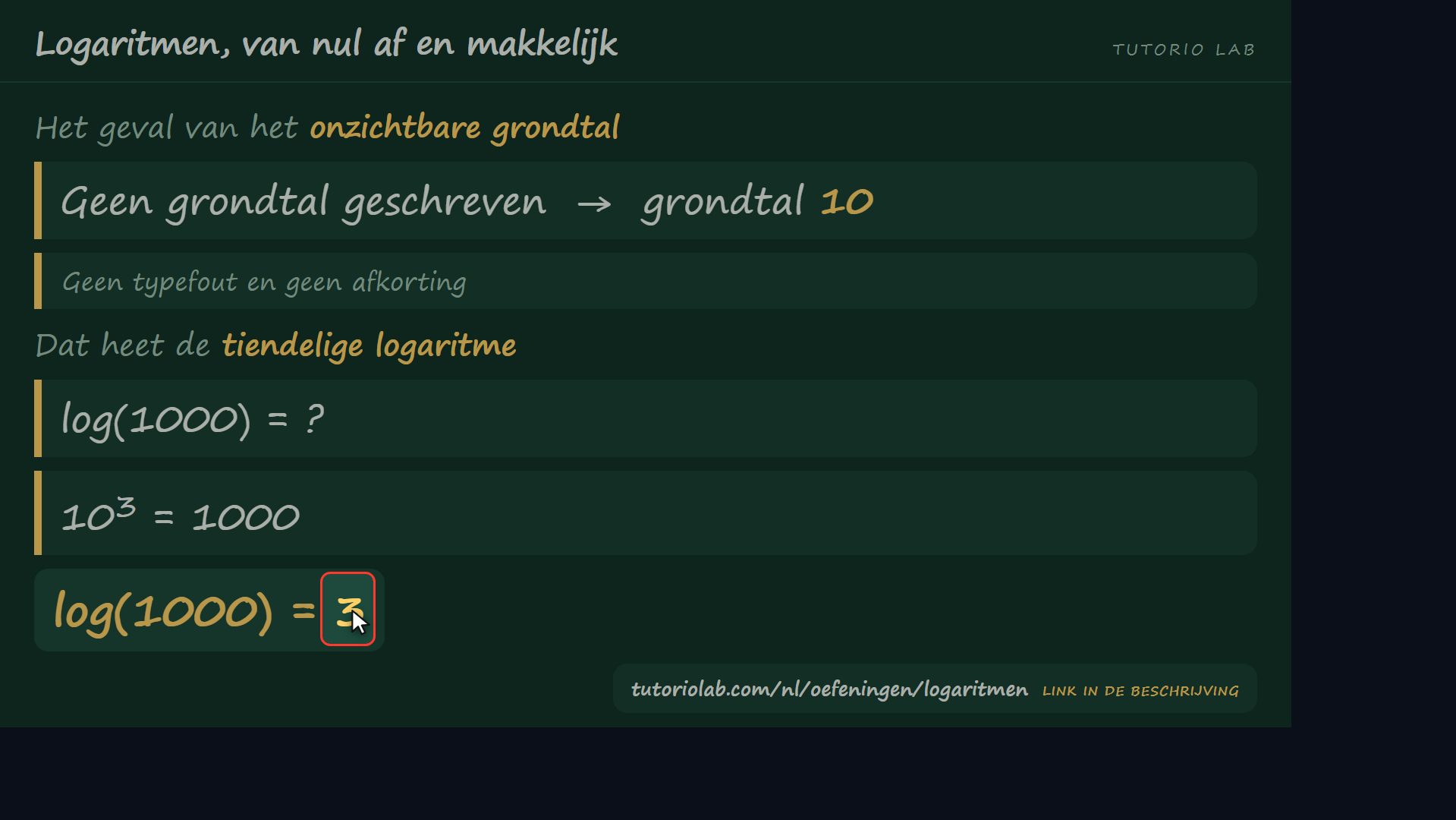 Grondtal 10: nullen tellen — Logaritmen, van nul af en makkelijk