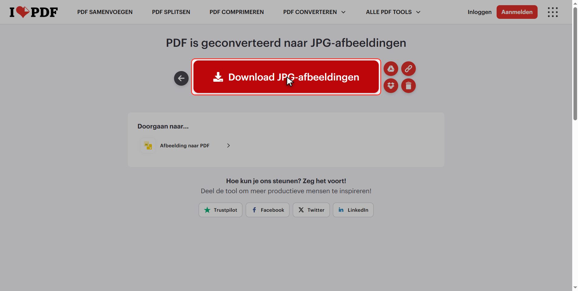 Download de ZIP — Een PDF omzetten naar afbeeldingen