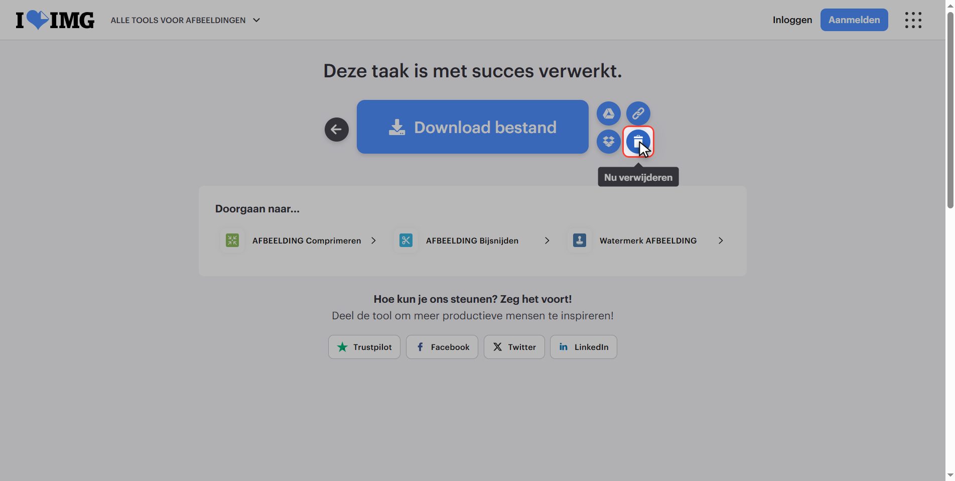 Wat er met je bestanden gebeurt — Gezichten onherkenbaar maken voordat je een foto plaatst