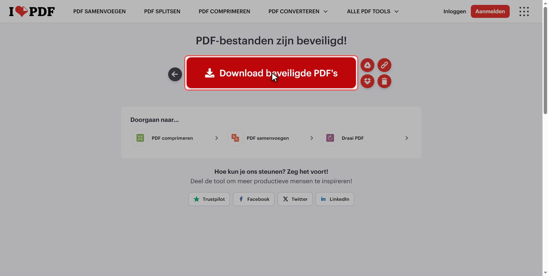 Download de beveiligde PDF — Een PDF met een wachtwoord beveiligen