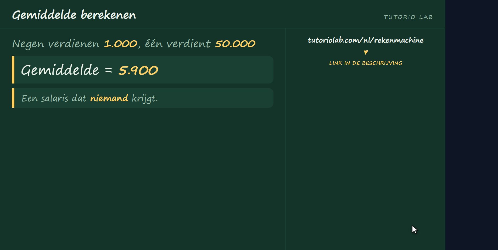 Als het gemiddelde bedriegt — Gemiddelde berekenen