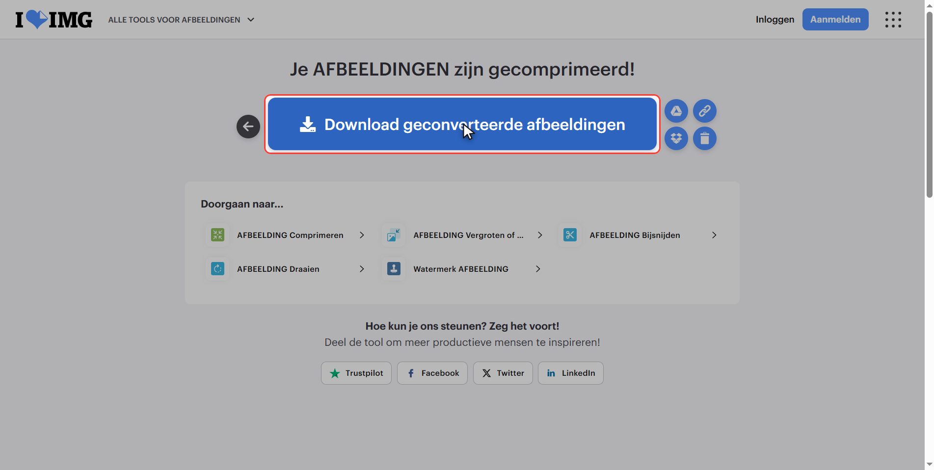 Waarom de JPG zwaarder is — WEBP-afbeelding omzetten naar JPG
