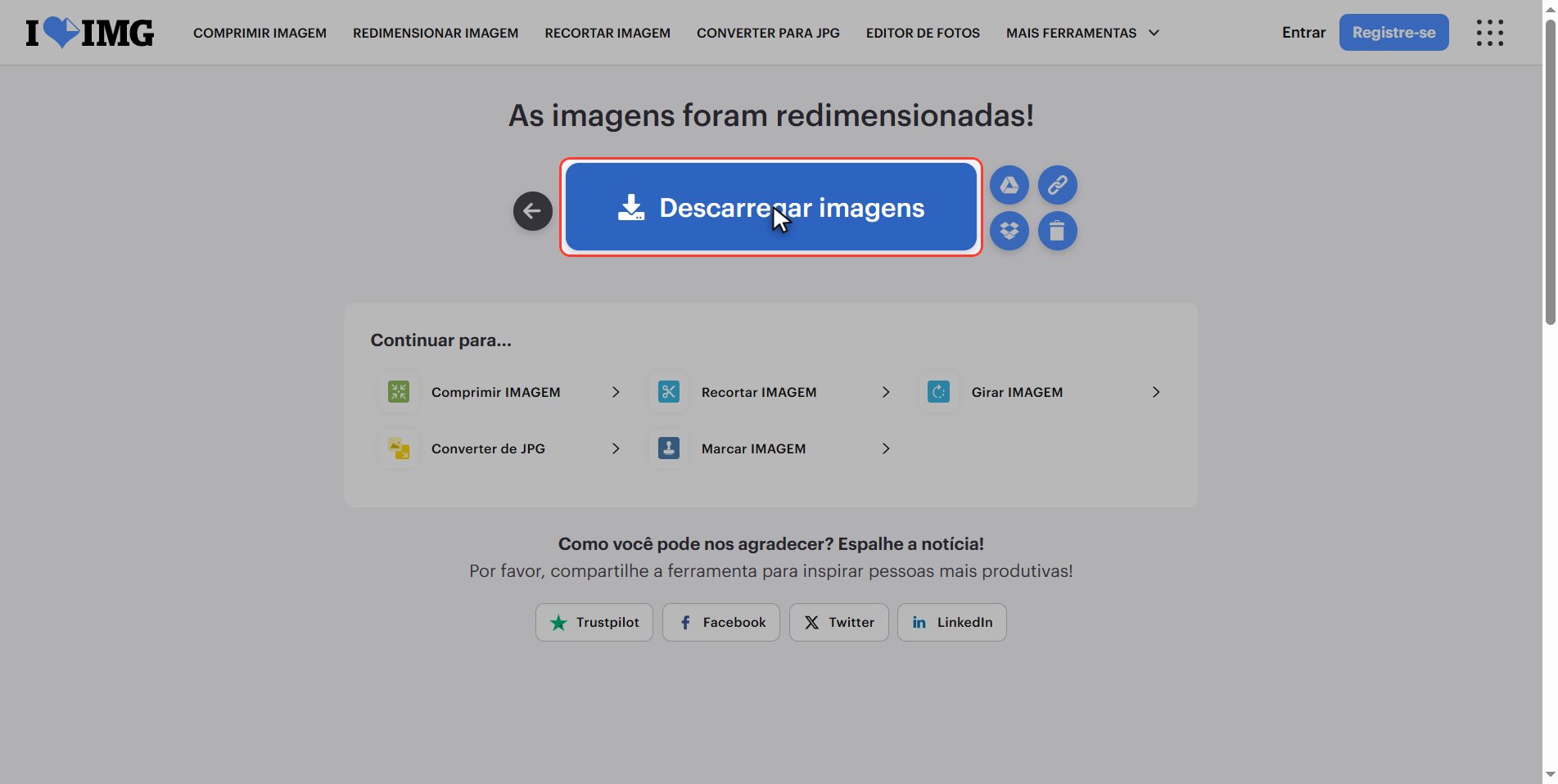 Que medidas usar em cada caso — Como mudar o tamanho de uma imagem